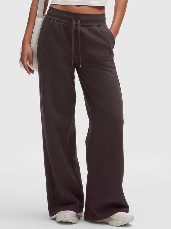 lululemon athletica Pants - Lululemon Scuba Mid-Rise Wide-Leg Pant *TALL Sequoia small